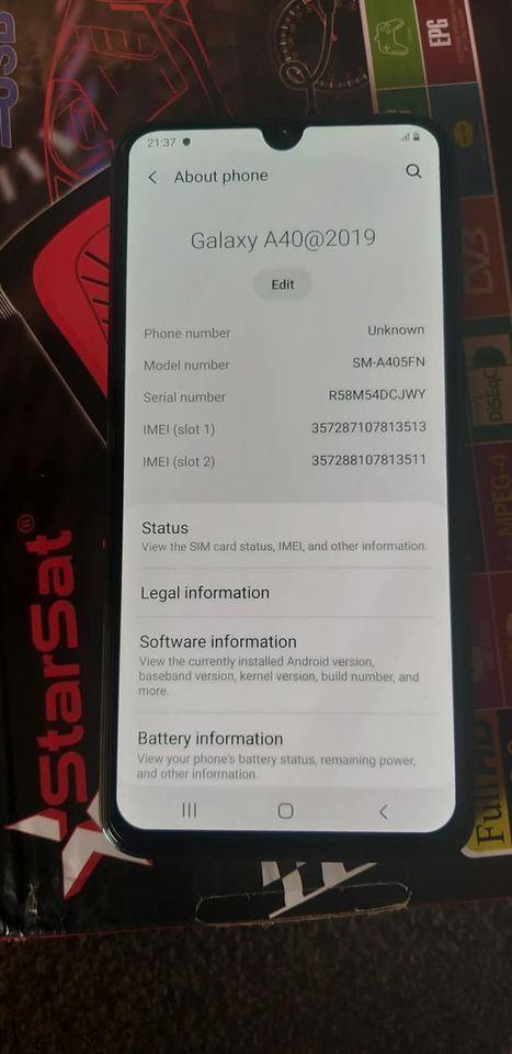 موبایل-A40-2019-64GB4GB
