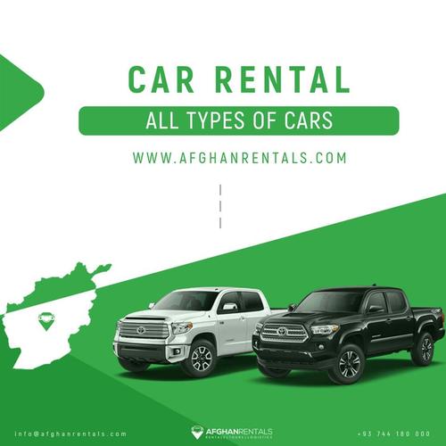 All Types of Cars for rent in Afghanistan