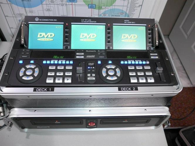 عرشه میکسر سفارشی DJ DVD در شرایط برتر