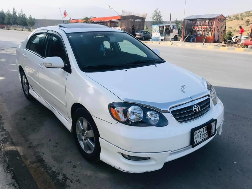 Toyota Corolla Sun Roof 08 S Class Kabul Toyota Corolla Sun Roof 08 S Class Kabul
