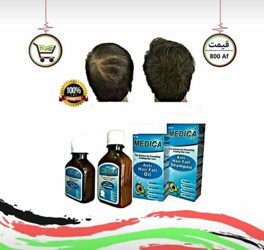 ميډيکا شامپو او روغن د وريښتيانو ټينګولو لپاره