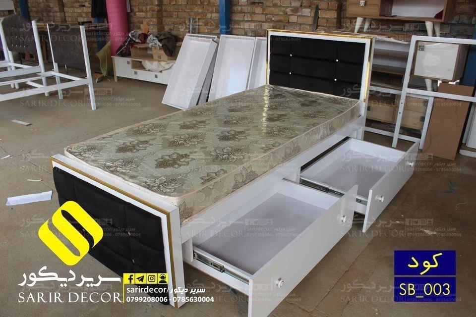 تخت-خواب-یک-نفره--روک-دار-