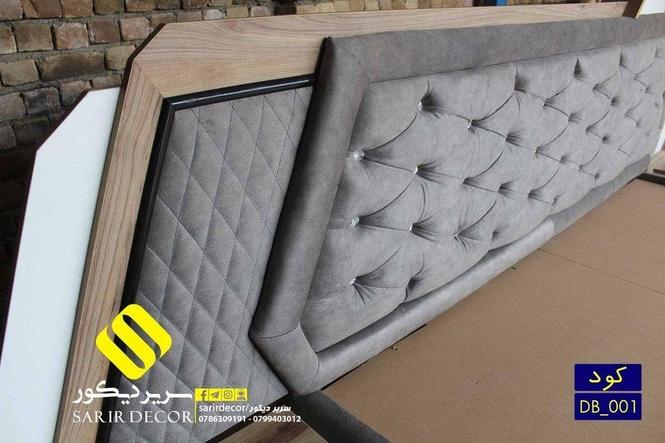 تخت خواب دو نفره جک دار (چوبی فلزی)