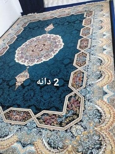 سه دانه قالین ایرانی ۷۰۰ شانه ۲۵۵۰ تراکم جنس کامل نخی