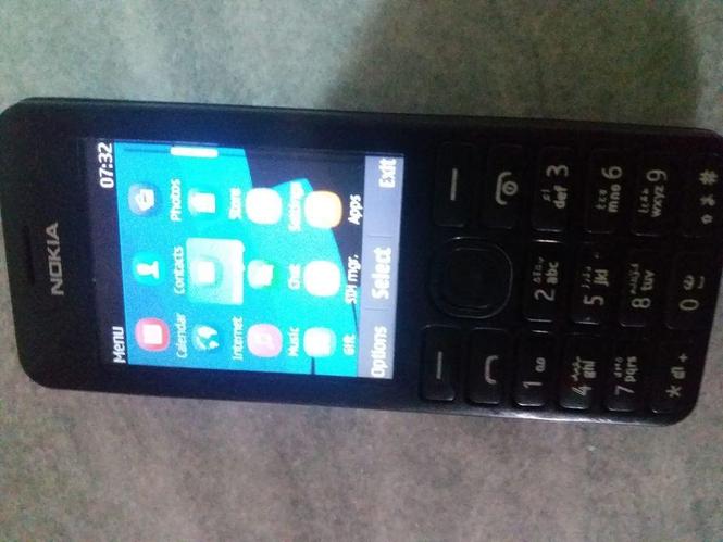 نوکیا اصلی 206 دو سیم تماس 0748658489