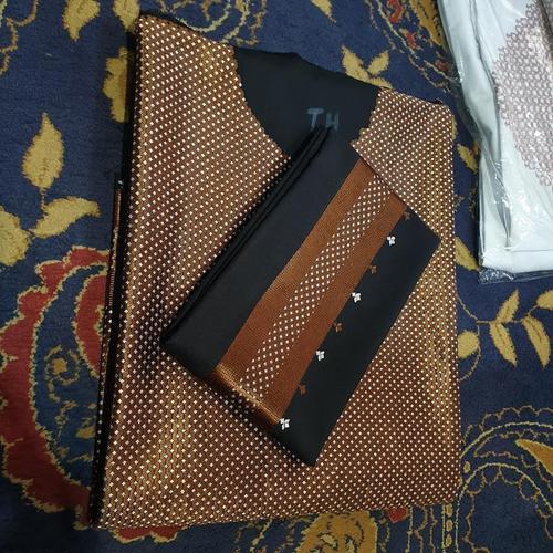 دایی نو انتکه باډری غاړه جالیب خامک کی تور رنګ لاسی غاړه