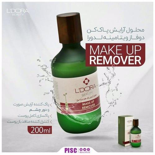محلول آرایش پاک‌‌کن دوفاز ویتامینه لدورا 200 میلی لیتر