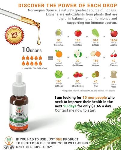 Fountain of Oil for your good health