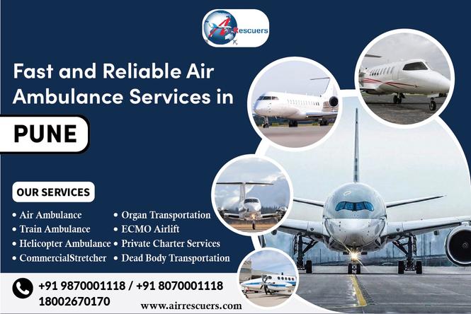24/7 Air Ambulance Pune: Fast and Safe