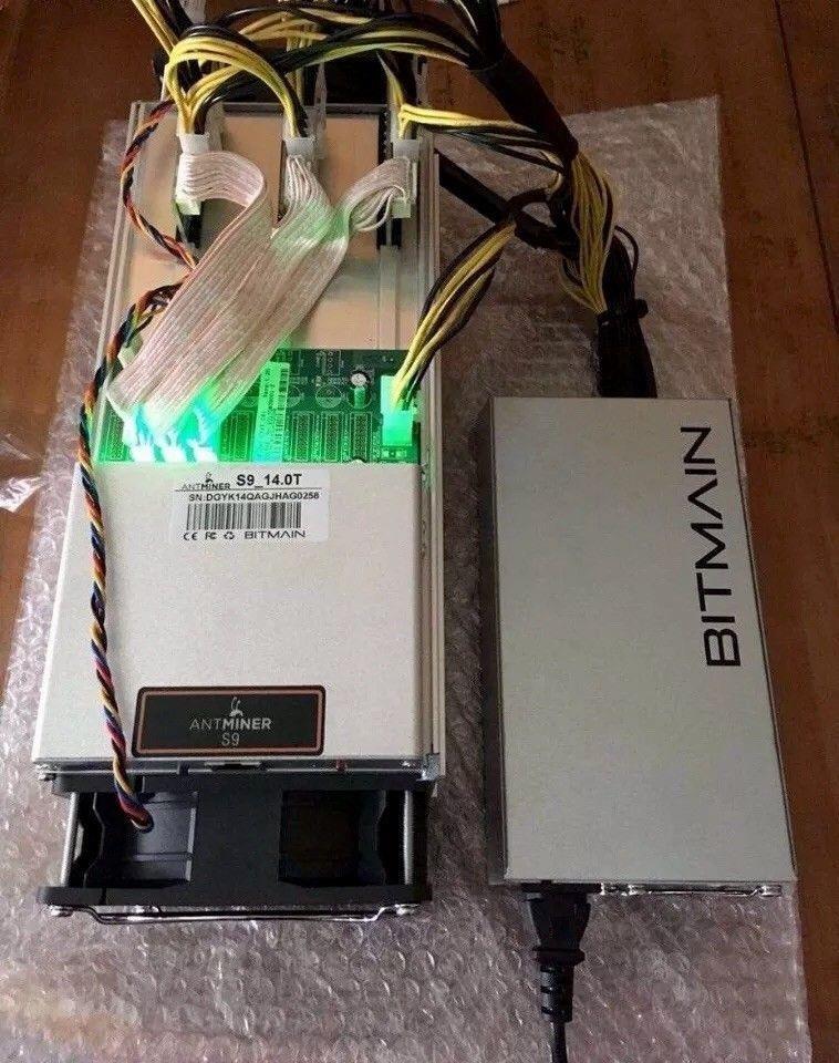 Bitmain-S9-Antminer-with-Power-supply-14T-Miner